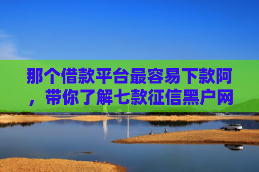 那个借款平台最容易下款阿，带你了解七款征信黑户网商贷下款了
