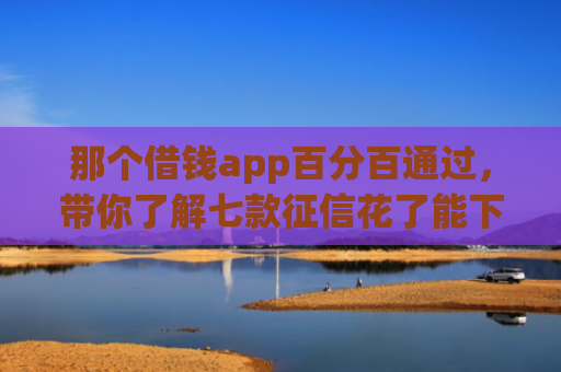 那个借钱app百分百通过，带你了解七款征信花了能下款的9网贷