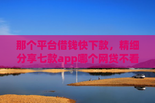 那个平台借钱快下款，精细分享七款app哪个网贷不看征信下款快