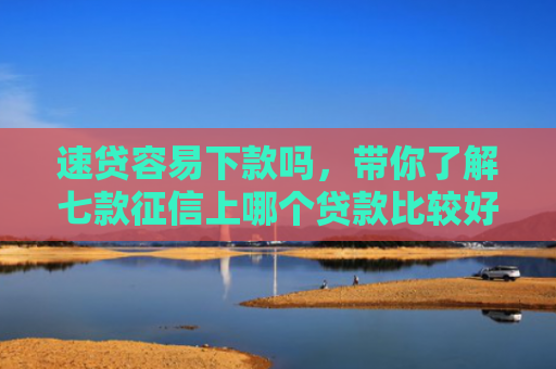 速贷容易下款吗，带你了解七款征信上哪个贷款比较好下款