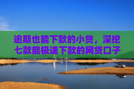 逾期也能下款的小贷，深挖七款能极速下款的网贷口子