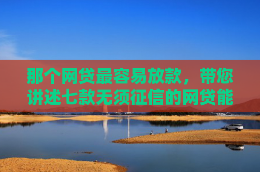 那个网贷最容易放款，带您讲述七款无须征信的网贷能下款吗