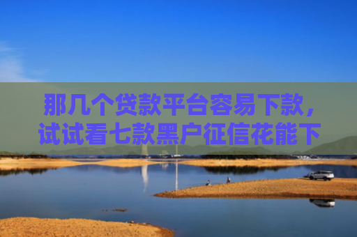 那几个贷款平台容易下款，试试看七款黑户征信花能下款的网贷