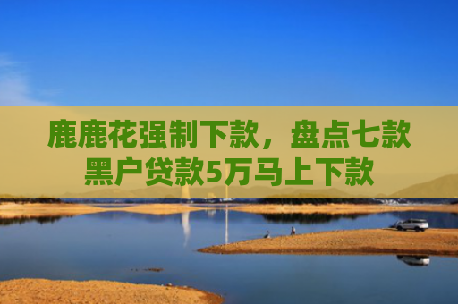 鹿鹿花强制下款，盘点七款黑户贷款5万马上下款