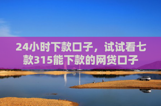 24小时下款口子，试试看七款315能下款的网贷口子