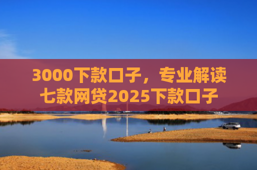 3000下款口子，专业解读七款网贷2025下款口子