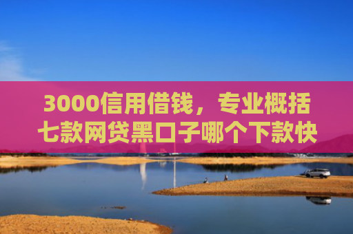 3000信用借钱，专业概括七款网贷黑口子哪个下款快些